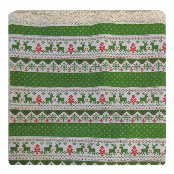 پاتریکا رومیزی 140*140 مربع طرح گوزن