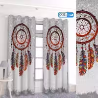 پرده تصویری طرح پرنارنجی برند پرنا
