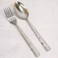 قاشق و چنگال توپی یونیک