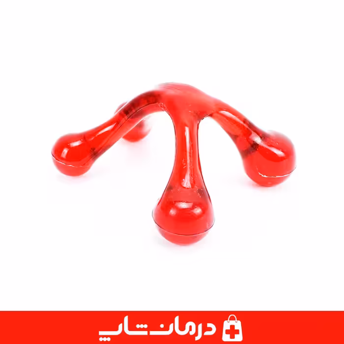 خرید ماساژور پلاستیکی 4 سر ماساژور دستی چهار پا شیشه ای