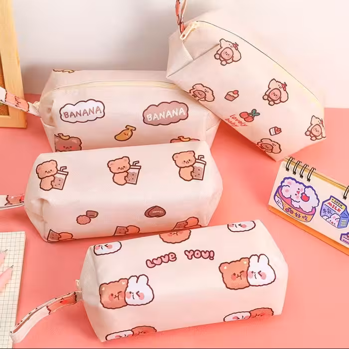 جامدادی فانتزی باکیفیت مدل خرسی کیوت 4 طرح مختلف