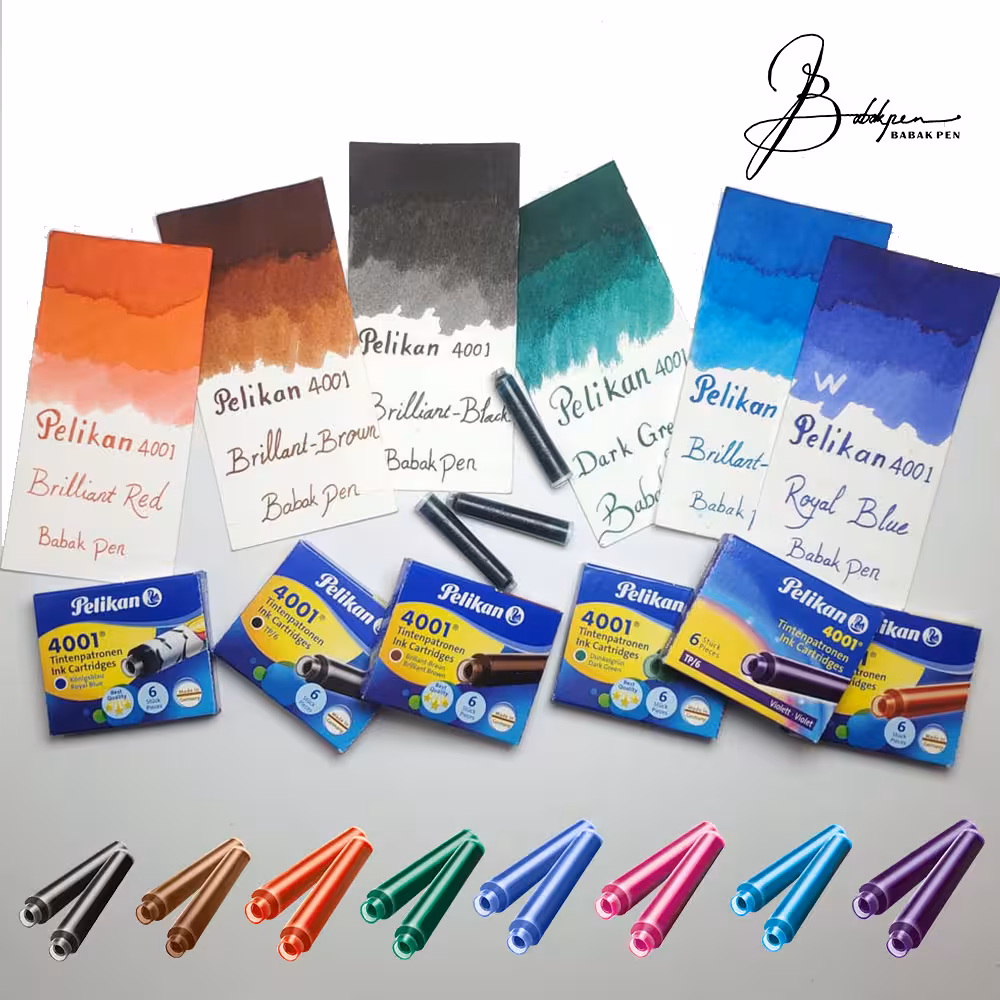 پلیکان کارتریج کوتاه 6 عددی PELIKAN CARTRIDGES 4001 TP6