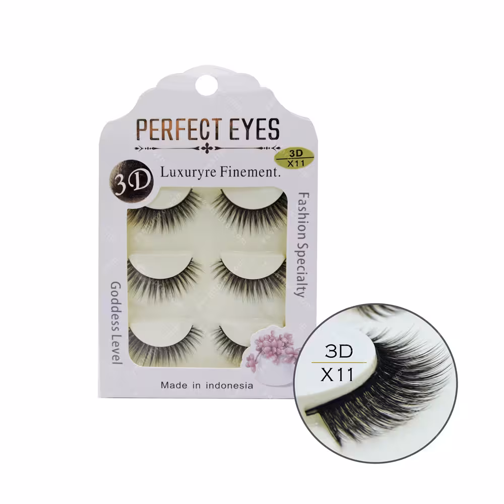مژه 3D پرفکت آیز 3جفتی مدل X11