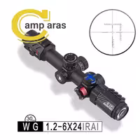 دوربین تفنگ بادی دیسکاوری WG 1.2-6x24IRAI 30mm اورجینال - کمپ آراس