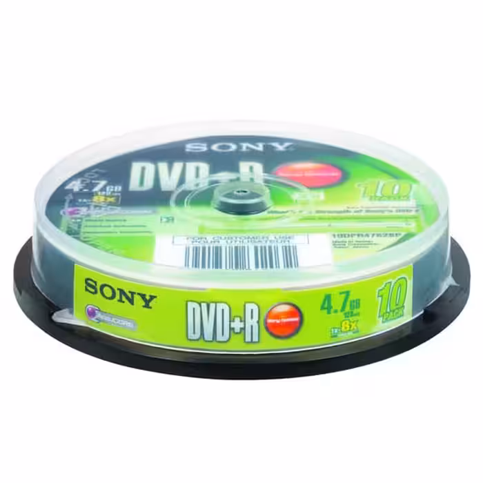 پک 10 تایی دی وی دی سونی مدل 10DPR47