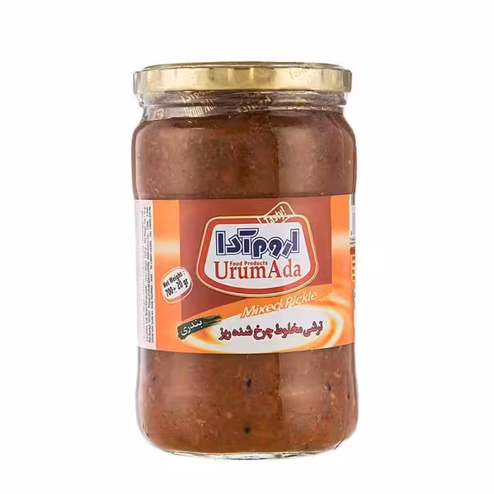 ترشی مخلوط چرخ شده ریز بندری اروم آدا 700 گرمی