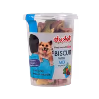 تشویقی بیسکوییت سگ برند Dudoti دودوتی با طعم مخلوط 150 گرمی