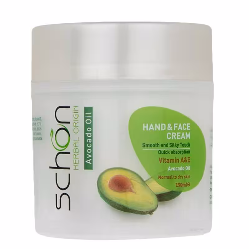 کرم مرطوب کننده دست و صورت کاسه ای با عصاره آووکادو شون