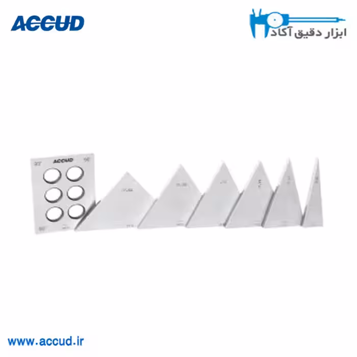 گیج زاویه 7 عددی Accud (آکاد) مدل 571-007-01