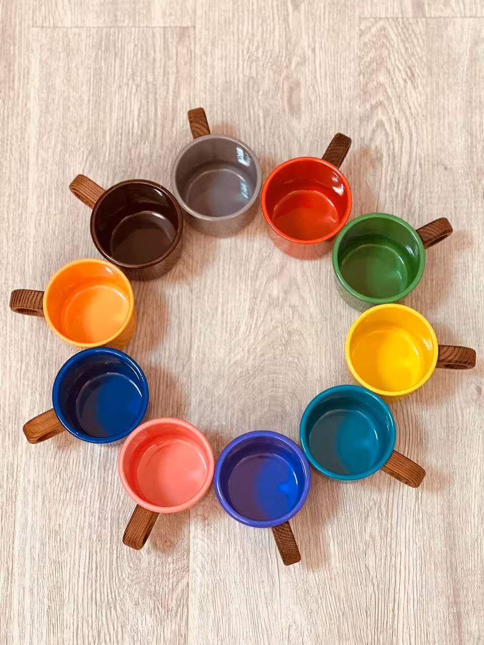 ماگ رنگی لعابی