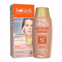 فلوئید ضدآفتاب و ضدچروک SPF50 آردن سولاریس مدل ایج ریپیرنیوژن بژطبیعی حجم 75 میلی‌لیتر
