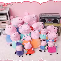 عروسک پولیشی پپا پیگ اورجینال 45 سانتی peppa pig