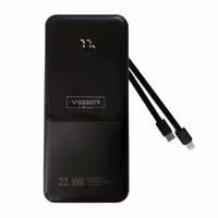 پاور بانک وگر مدل VEGER J-Brauv با ظرفیت 30000mAh، کد VP-3018