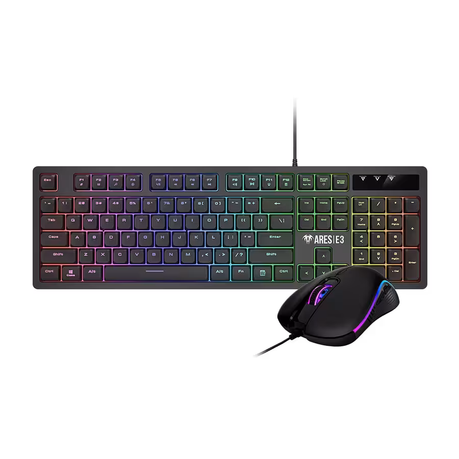 قیمت   مشخصات موس و کیبورد Gamdias ARES E3 2-IN-1 COMBO | تکاف
