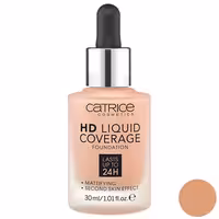 کرم پودر کاتریس سری HD مدل Liquid Coverage شماره 040