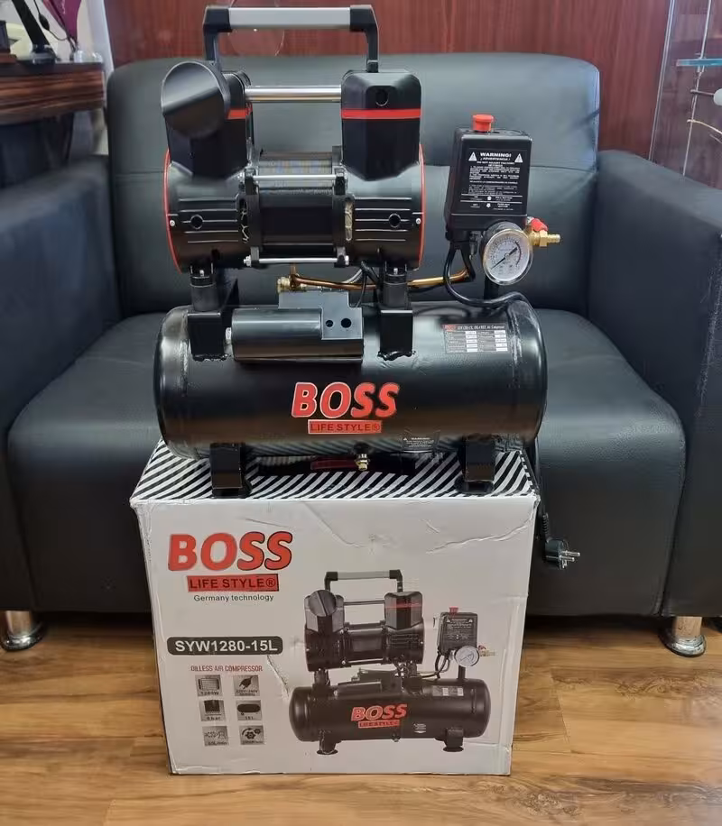 کمپرسور باد 10 لیتری سایلنت باس BOSS مدل SYW1280-