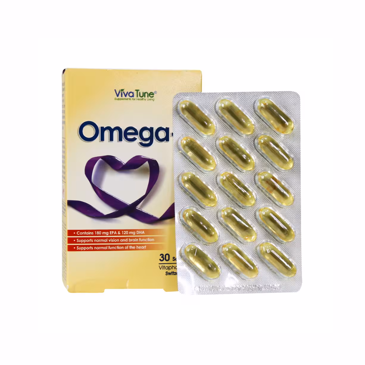 کپسول نرم ژلاتینی امگا 3 ویواتیون