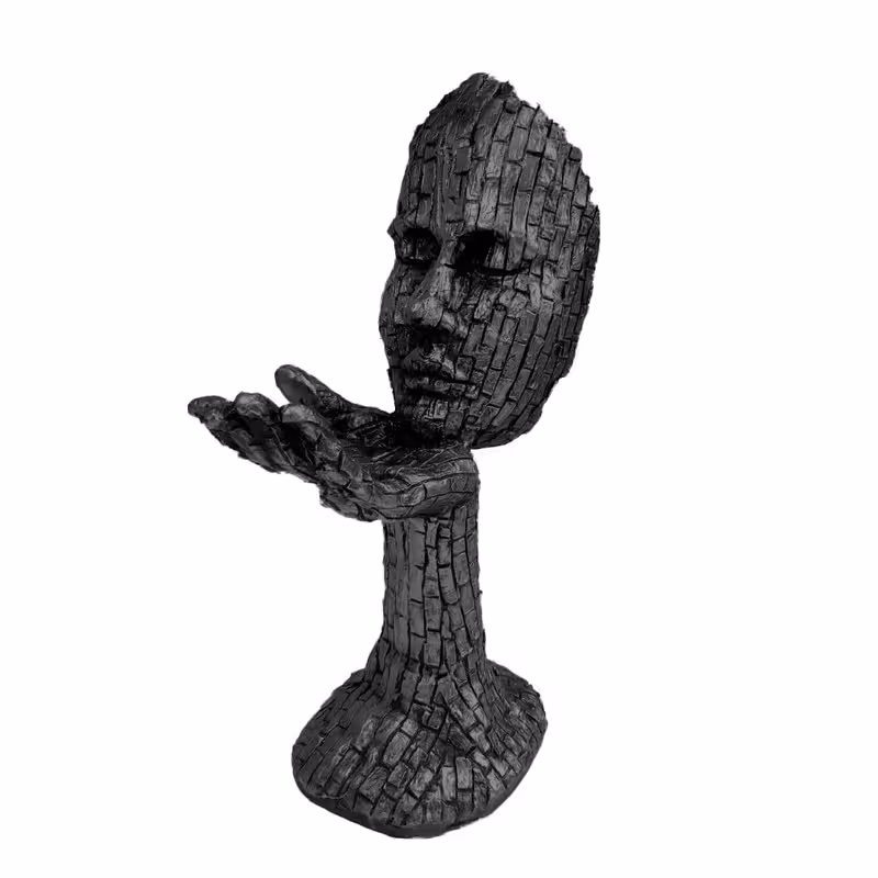 مجسمه مدل رخ متفکر آجری