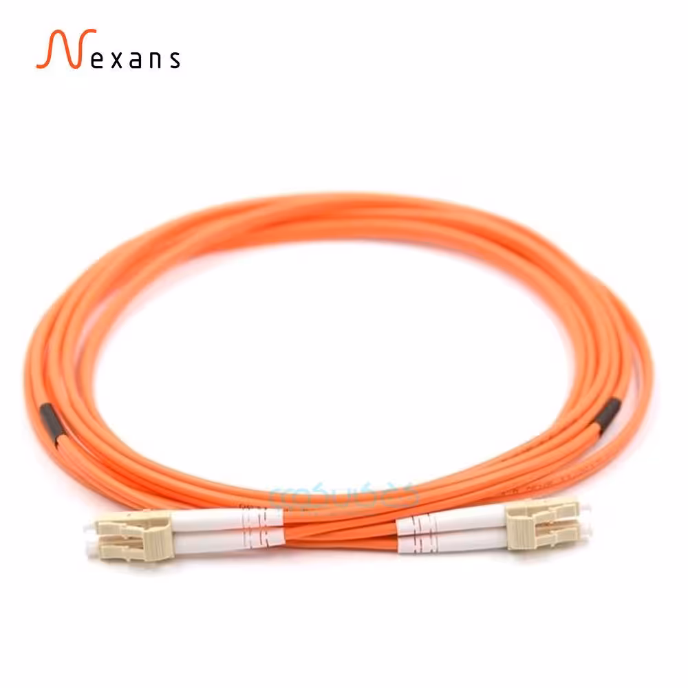 پچ کورد فیبر نوری 5 متری LC-LC Multimode Duplex نگزنس Nexans