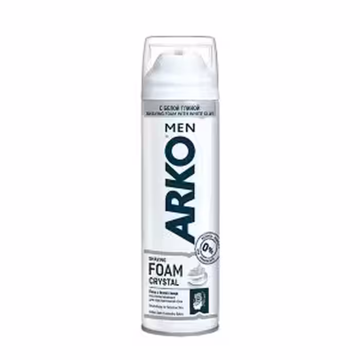 فوم اصلاح آرکو سفید مدل Crystal حجم 200 میلی لیتر