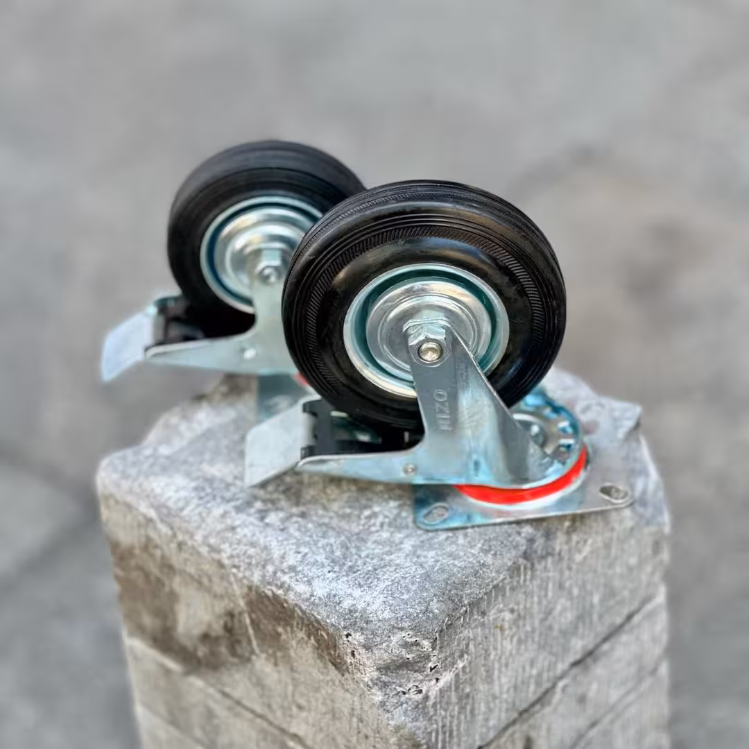 چرخ های چینی ورقی وارداتی در سایزهای مختلف ثابت گردان