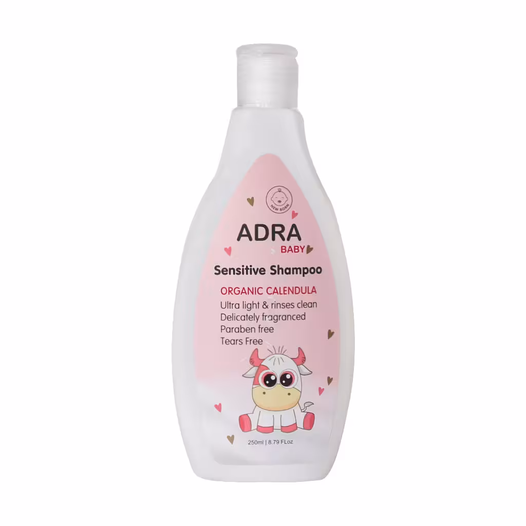 شامپو سر بچه عصاره کالاندولا آدرا 250 میلی لیتر | Adra Organic Calendula Baby Shampoo 250 ml