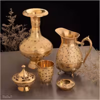 ست پذیرایی برنجی میناکاری کد 274