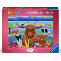 پازل 1000 تکه رونزبرگر طرح زندگی هایلند