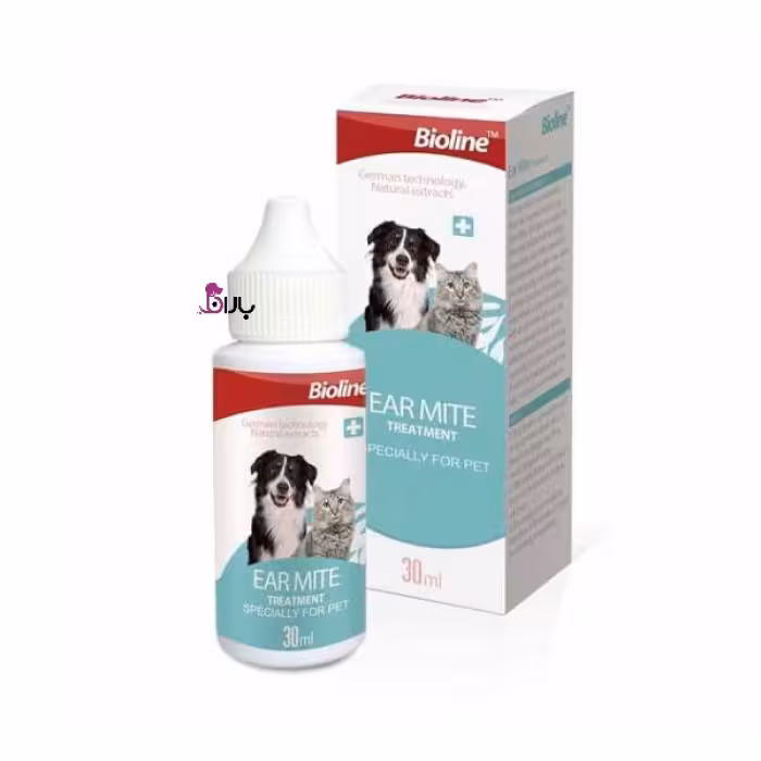 قطره ضد کنه گوش بایولاین مناسب سگ و گربه