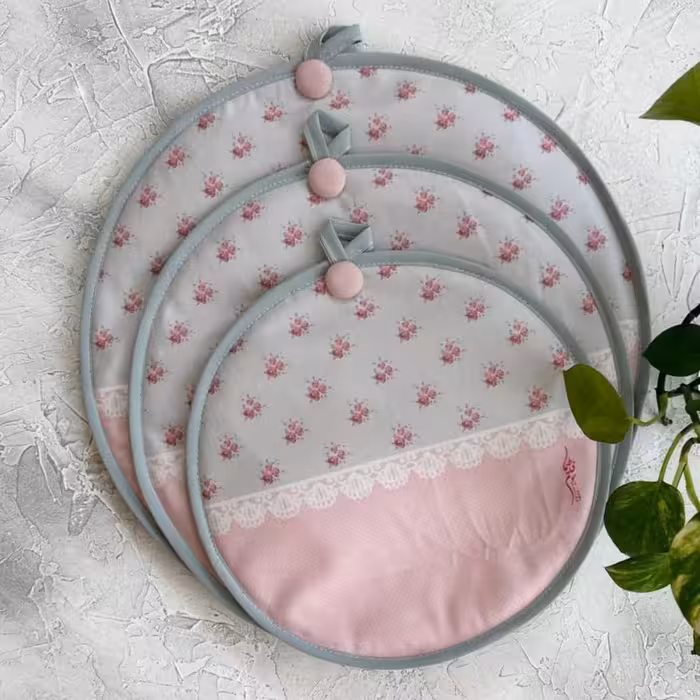 ست 3تایی دمکنی مخمل بنیتا - طرح 40