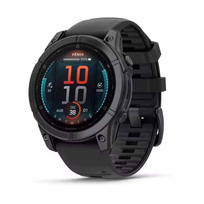 قیمت و خرید ساعت خاکستری گارمین مدل fenix E - 47 mm، AMOLED اورجینال