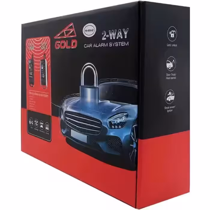 دزدگیر خودرو Gold مدل تصویری دو ریموت تصویری