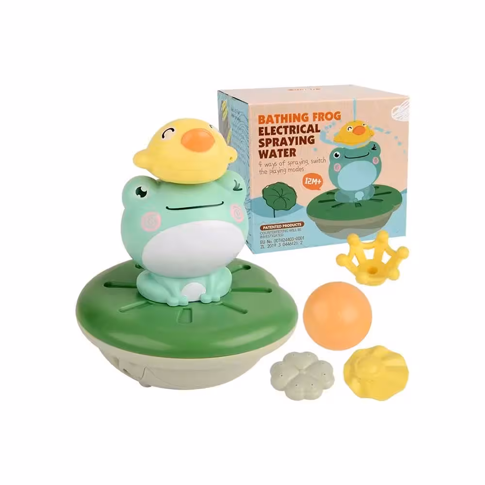 اسباب بازی حمام قورباغه آبپاش 4 حالته