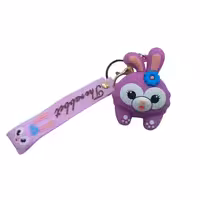 جاسوئیچی خودرو عروسکی طرح خرگوش بنفش