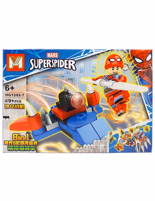 لگو 49 تکه سوپر اسپایدر کد MG1282-7