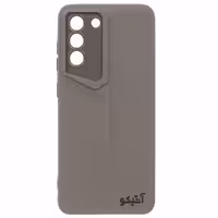 قاب ژله ای Porsche Design محافظ لنزدار مناسب برای Samsung S21fe-خاکستری