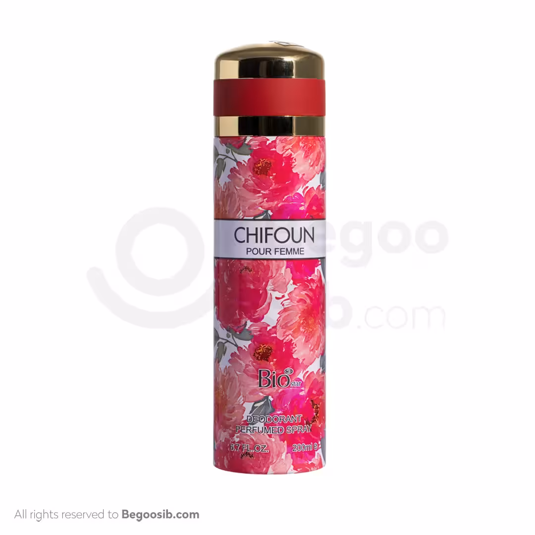 اسپری خوشبوکننده بدن Chifoun Pour Femme بایواستار 200 میلی لیتری