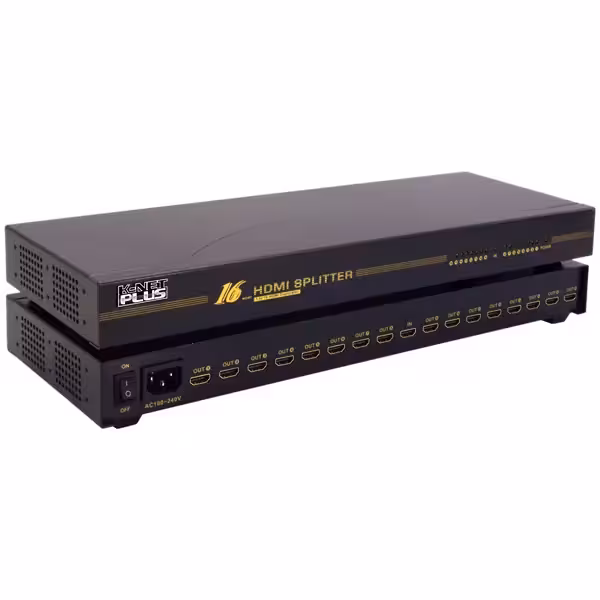 اسپلیتر 16 پورت HDMI ورژن 1.4 کی نت پلاس مدل KP-SPHD1416 KPS-6416