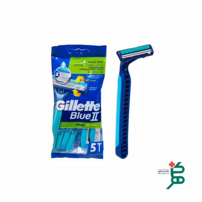 خود تراش ژیلت مدل Blue 2 MAXIMUM بسته 5 عددی