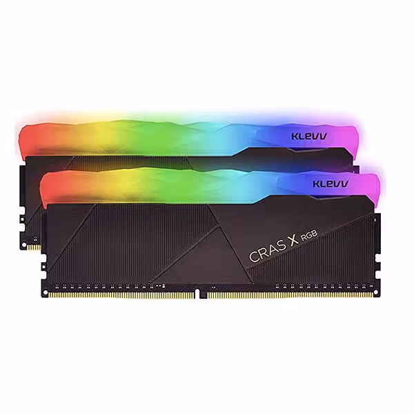 رم دسکتاپ DDR4 کلو 4000MHz مدل KLEVV CRAS X RGB ظرفیت 16×2 گیگابایت
