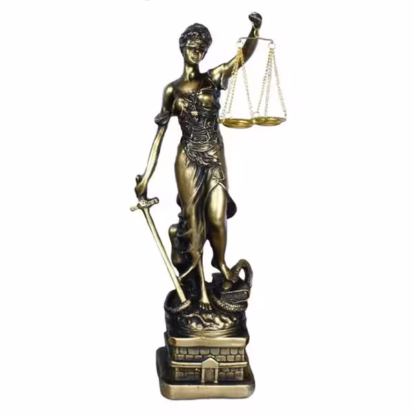 تندیس مدل فرشته عدالت کد 2