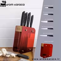 سرویس چاقو 6 پارچه امسان Kumsal قرمز