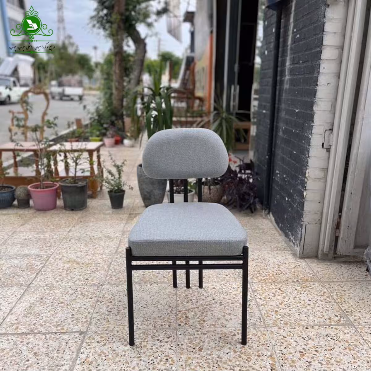 صندلی رستورانی پایه فلزی مدل پاندا