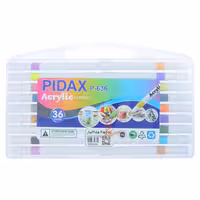 قیمت و خرید  ماژیک اکریلیک 36 رنگ P-636 پیداکس PIDAX