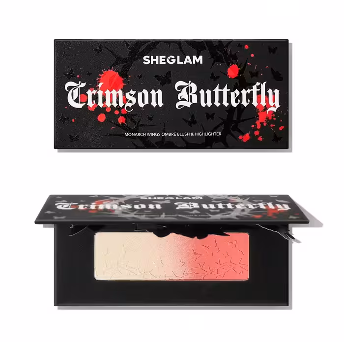 پالت رژگونه و هایلایتر شیگلم Sheglam سری Crimson Butterfly