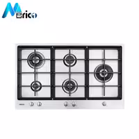 گاز رومیزی استیل البرز کد S5912 پنج شعله استیل