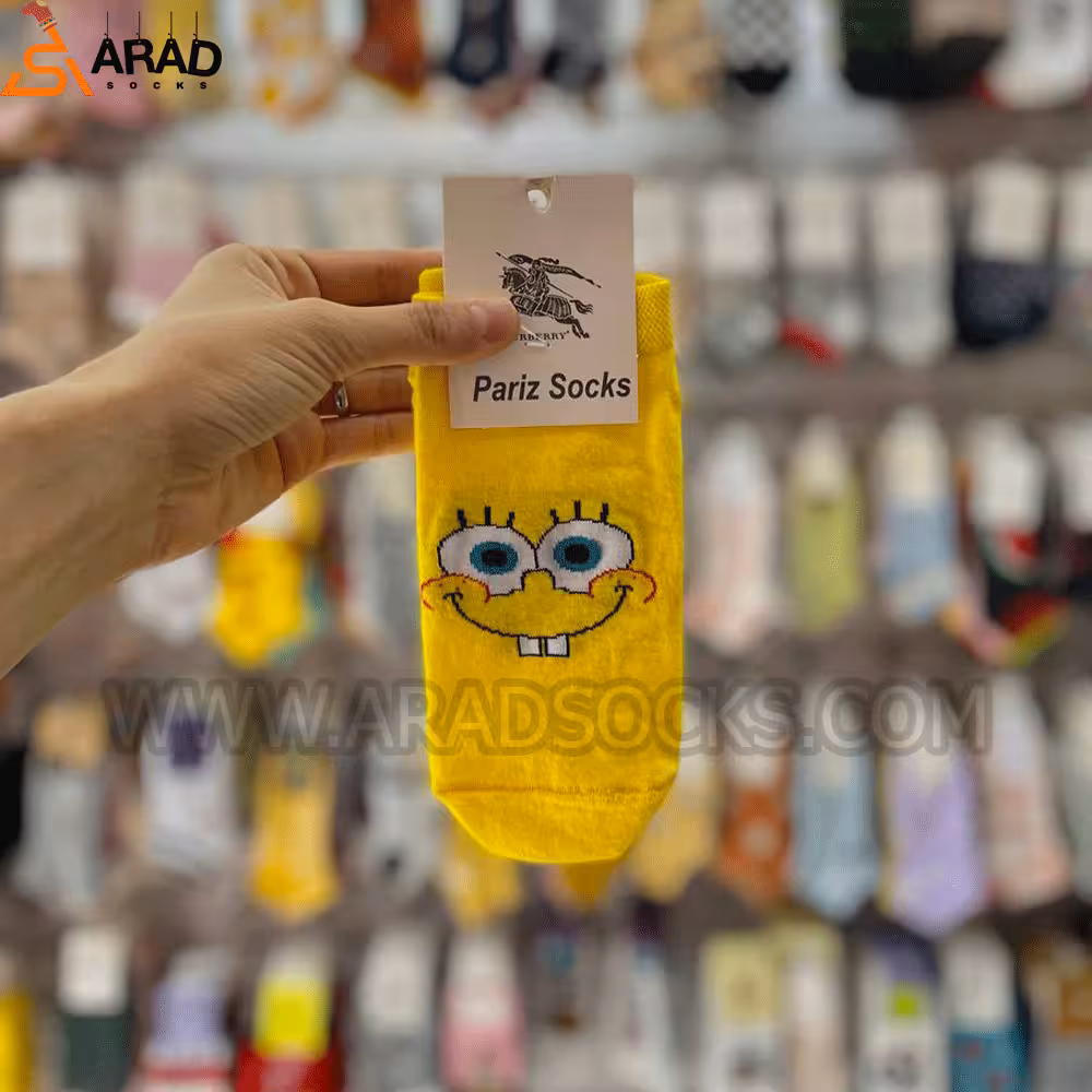 جوراب مچی طرح باب اسفنجی