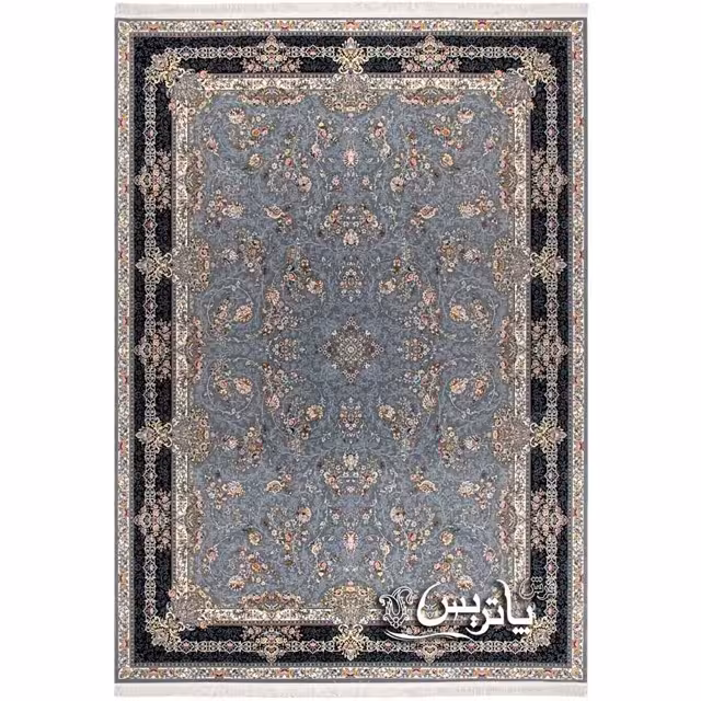 فرش پاتریس پیچک طوسی 1200 شانه