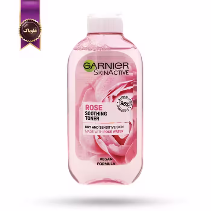 تونر صورت گارنیر Garnier مدل گل رز Rose حجم 200 میلی لیتر (اورجینال)