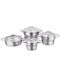 سرویس قابلمه استیل 8 پارچه برند کرکماز اصل ترکیه مدل Festiva